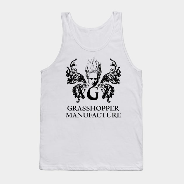 Grasshopper Manufacture Merch Grasshopper Manufacture Logo Tank Top by Thomas-Mc